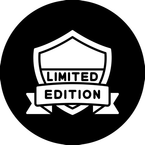 Limited Edition Vector Icon 21034412 Vector Art at Vecteezy