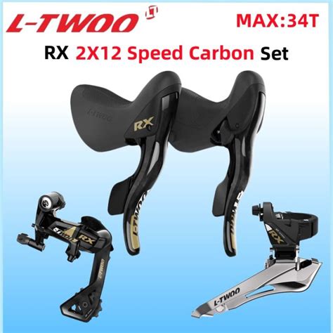 LTWOO RX 2X12 Speed Road Groupset 12S Carbon Fibre Shifter Carbon Fibre