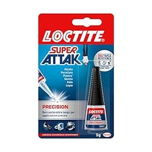 Loctite Super Attak Precision Colla Liquida Trasparente Con Beccuccio