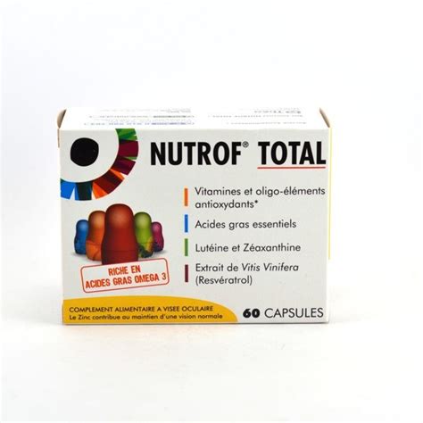 Nutrof Total Complément Alimentaire A Visée Oculaire Boite De 60