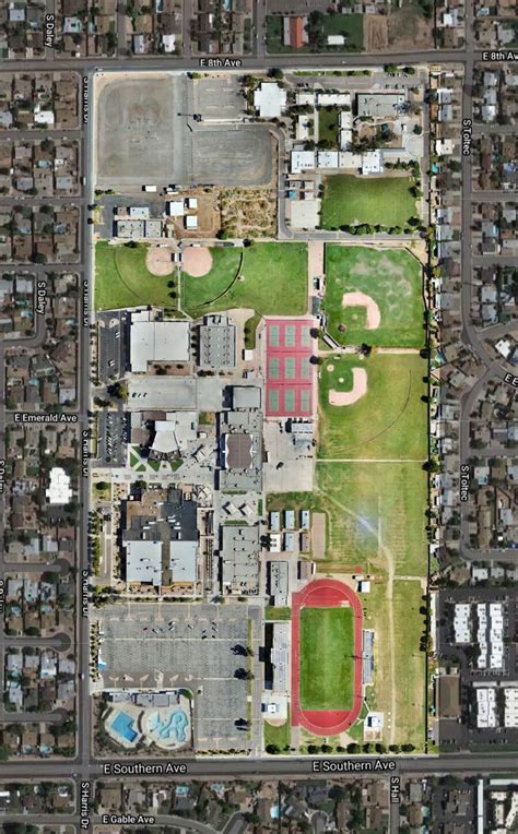 Mesa High School Campus Map