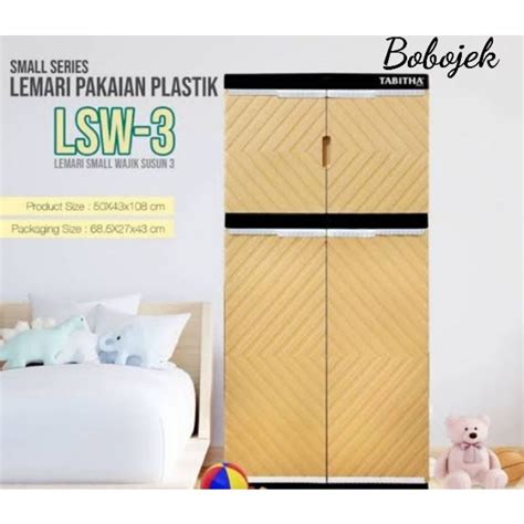 Jual Lemari Pakaian Plastik Jumbo Lemari Wajik Susun Ls P Tabitha