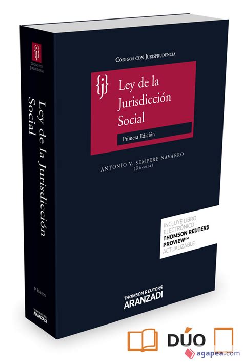 LEY DE LA JURISDICCION SOCIAL CON JURISPRUDENCIA Agapea Libros Urgentes