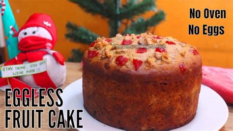 Kerala Plum Cake Easy Christmas Cake Recipe Eggless Without Oven