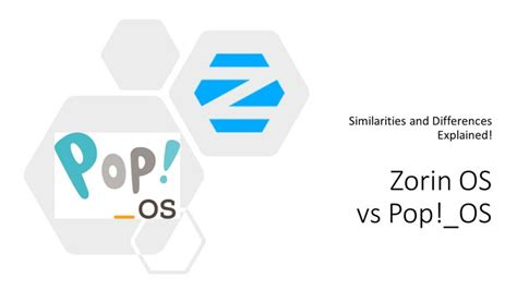 Zorin OS Vs Pop OS Similarities Differences