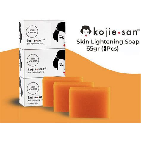 3pcs Sabun Kojie San Kojic Acid Skin Lightening Soap Original 65gr