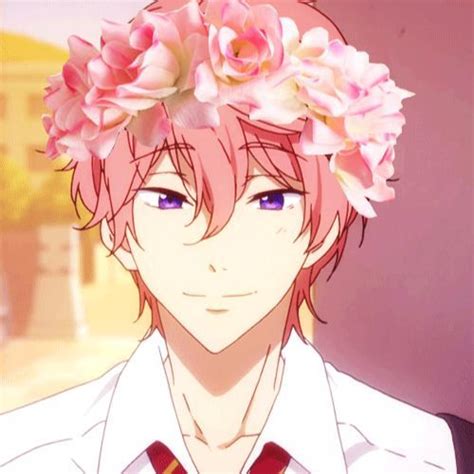 Flower Crown Kisu Free Anime Anime Anime Boy