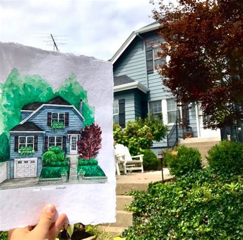 Watercolor House Paintings That Will Inspire You Beautiful Dawn