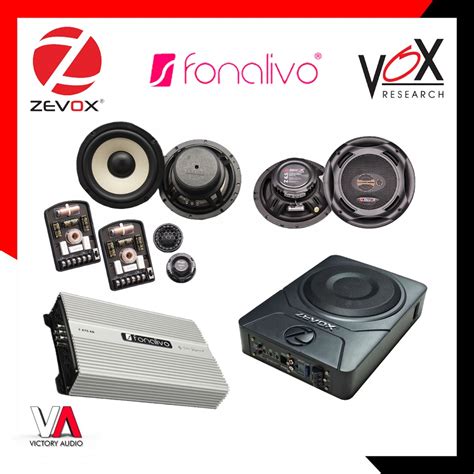 Jual Paket Audio Mobil Full Set Sound System Vox Research Speaker