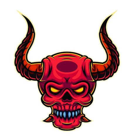 Premium Vector Red Devil Cartoon Character