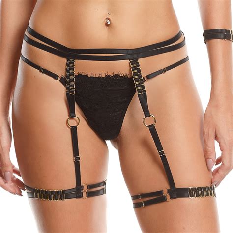 Cinta Liga Harness Suntuosa Beautiful Woman Lingerie Única Como Você