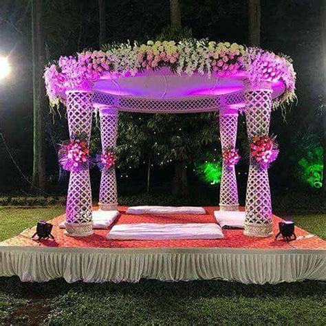 Wedding Mandap Golden Paint Fiber Mandaps Model Name Number Mandap