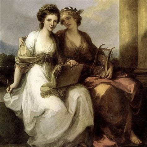 Donneinarte Angelica Kauffmann Autoritratto Come Musa Flickr