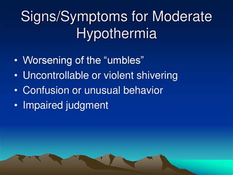 Lesson 12 Hypothermia Ppt Download