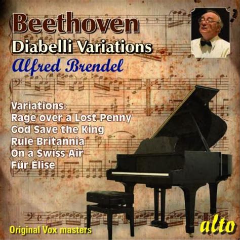 Beethoven Variations Diabelli Brendel La Boîte à Musique