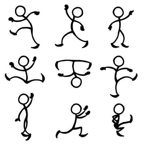 Dancing Stick Figure Illustrations, Royalty-Free Vector Graphics & Clip ...