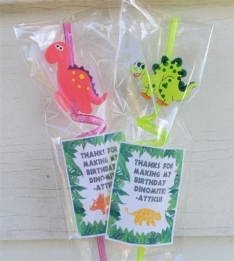 Dinosaur Party Favors Dinosaur Birthday Party Dinosaur Etsy