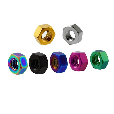 Titanium Nut Din Hex Nut Rison Titanium Gr Ti Al V Nuts