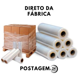 Kit 5 Rolos Bobina Plastico De Filme Pvc 50cm X 100 Metros Total