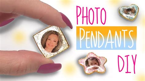 Photo Pendant Charm Diy Easy Youtube