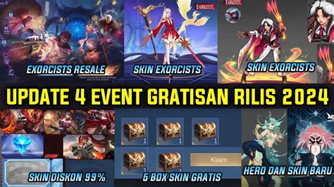 Update Event Gratisan Skin Gratis Rilis Skin Exorcists Baru