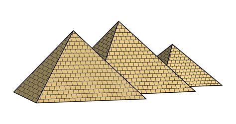 Three Pyramids Clip Art Image Clipsafari Clip Art Library