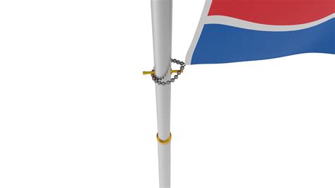 3D Model Pole Flag North Korea TurboSquid 2205872