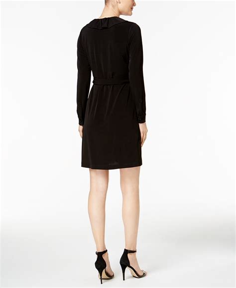 Calvin Klein Ruffled Wrap Dress Macys