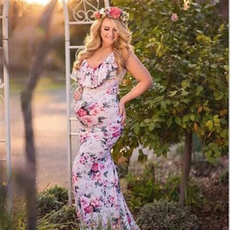 Floral Maternity Dress For Photoshoot Dresses Images 2022