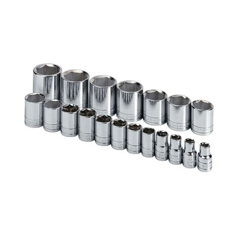 12 In Drive 12 Pt Standard Fractional Socket Set 15 Pc By Sk Hand Tool