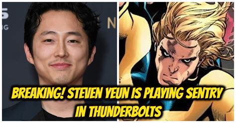 MCU Theory Steven Yeun Is Playing Sentry In Marvel S Thunderbolts