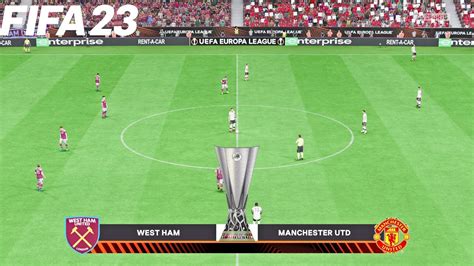 Fifa 23 West Ham United Vs Manchester United Uefa Europa League Uel Ps5™ Full Gameplay