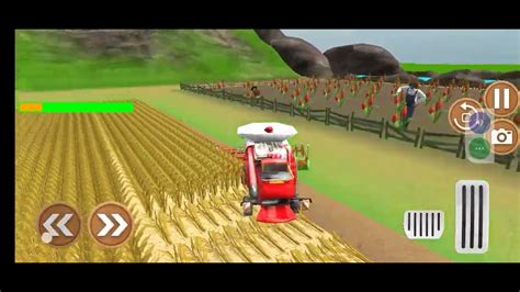 Big Farm Tractar Working Game Youtube