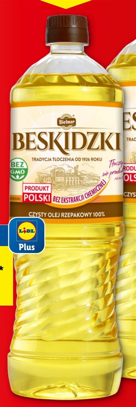 Archiwum Bielmar Beskidzki Czysty Olej Rzepakowy 100 1 L Lidl 01