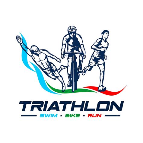 Premium Vector Triathlon Logo