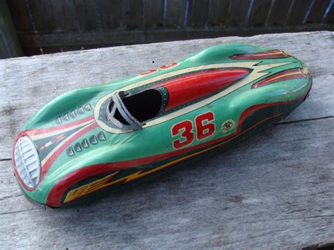 Vintage MT 60â€™s Japan Tin Toy RACE CAR ANTIQUE Modern Toys old RARE ...