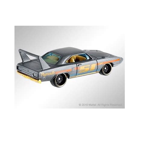 Hot Wheels Plymouth Superbird Satin Chrome Scale