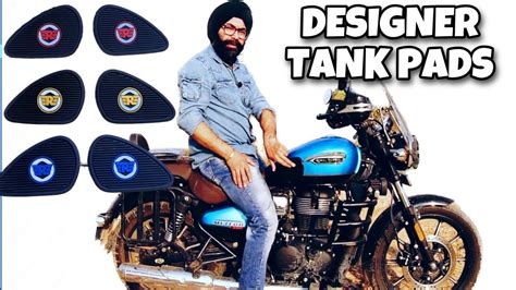 Designer Tank Pads For Royal Enfield Meteor 350 Tankpads YouTube