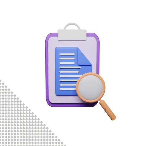 Premium PSD | Data research 3d icon