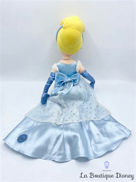 Poup E Chiffon Cendrillon Disney Store Exclusive Peluche Princesse Robe