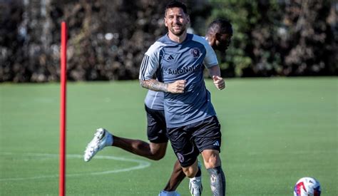 Lionel Messi Realiza Su Primera Pr Ctica Con El Inter De Miami