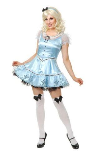 Sexy Alice Wonderland Adult Halloween Costume X Small 3 5 Ebay