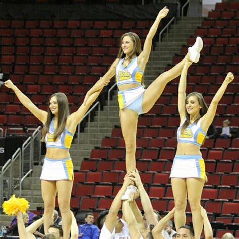 Cheerleaders Caught Without Panties