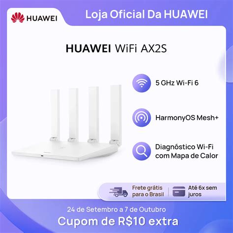 Router Huawei Ax2s Wi Fi 6 5ghz 4 Amplifiers One Touch Connect Network
