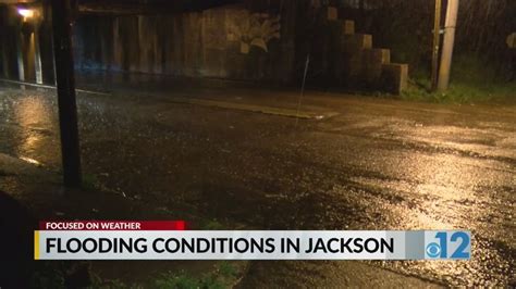 Flooding Conditions In Jackson Youtube