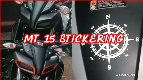 YAMAHA MT 15 BIKE STICKERING MODIFIED L RAINBOW STICKERS YouTube