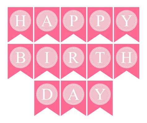 Printable Happy Birthday Letters Template Printable JD