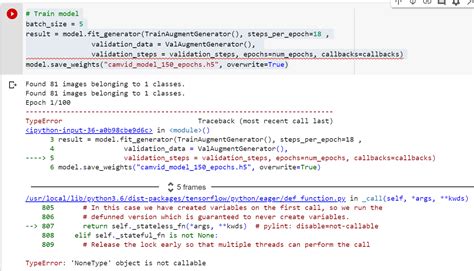 Python X Typeerror Nonetype Object Is Not Callable In Model