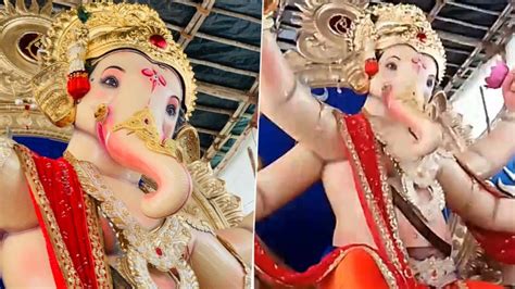 Chinchpokli Cha Chintamani 2023 First Look Photos And Videos See Lord Ganesha Idol Pics As Mumbai