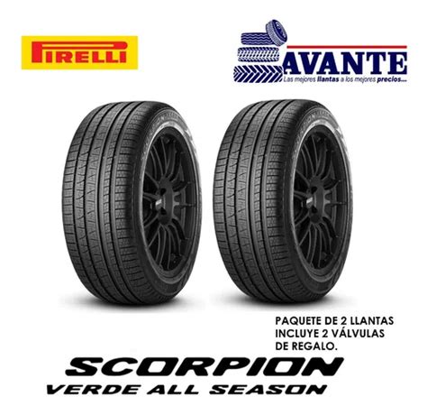 Llanta 235 55r18 Pirelli Scorpion Verde As 100h Paq 2 Envío gratis